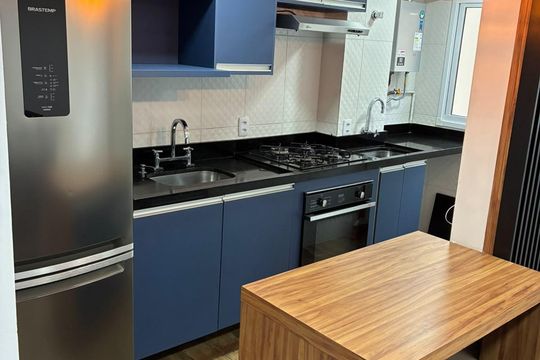 Cozinha de apartamento para alugar com 2 quartos, 44m² em Jardim Iris, São Paulo