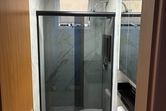 Banheiro de apartamento para alugar com 2 quartos, 44m² em Jardim Iris, São Paulo