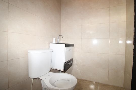 Banheiro de casa para alugar com 2 quartos, 55m² em Vila Jacuí, São Paulo