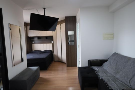 Sala de apartamento à venda com 1 quarto, 30m² em Bonfim, Osasco