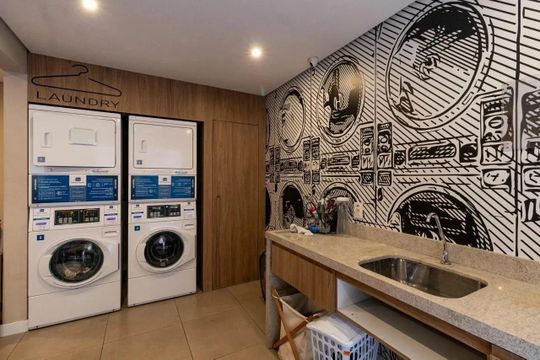 Área comum de apartamento para alugar com 1 quarto, 27m² em Barra Funda, São Paulo