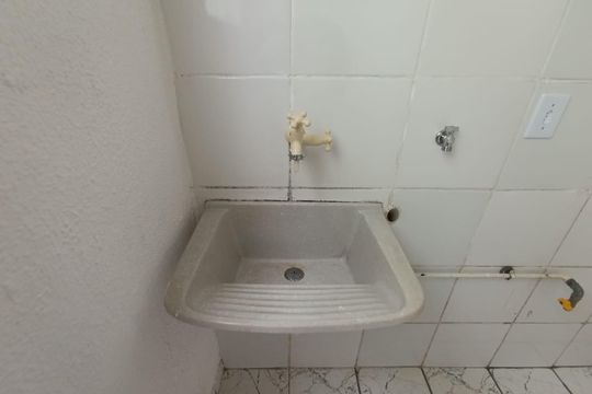 Cozinha e Área de Serviço de apartamento para alugar com 2 quartos, 48m² em Bairro das Graças, Belford Roxo