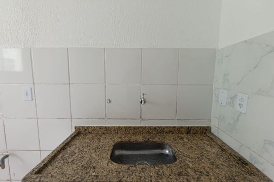 Cozinha e Área de Serviço de apartamento para alugar com 2 quartos, 48m² em Bairro das Graças, Belford Roxo
