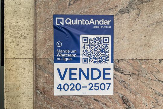 Fachada - Plaquinha de apartamento à venda com 1 quarto, 65m² em Centro Histórico de São Paulo, São Paulo