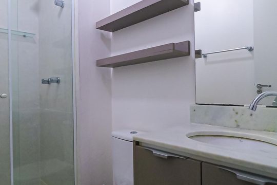 Banheiro da Suíte de apartamento para alugar com 2 quartos, 57m² em Cachambi, Rio de Janeiro