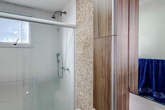 Banheiro da Suíte de apartamento à venda com 3 quartos, 70m² em Vila Carrão, São Paulo