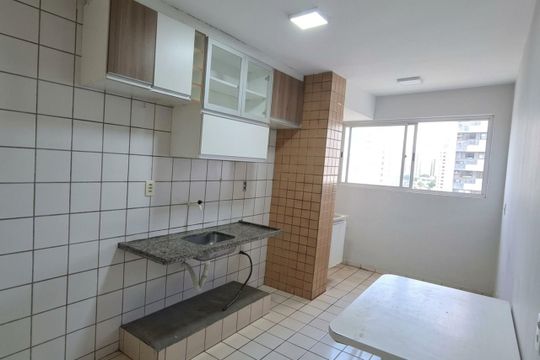 Cozinha de apartamento para alugar com 2 quartos, 67m² em Residencial Eldorado, Goiânia