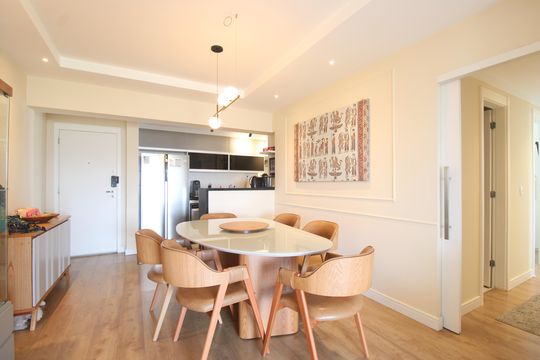 Sala de apartamento à venda com 3 quartos, 92m² em Barra Olímpica, Rio de Janeiro