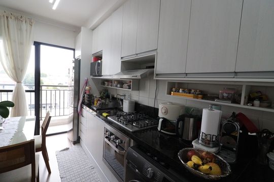 cozinha de apartamento à venda com 2 quartos, 38m² em Socorro, São Paulo