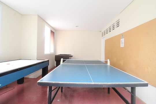 Área comum - Sala de Jogos de apartamento para alugar com 2 quartos, 60m² em Conjunto Residencial Trinta E Um de Marco, São José dos Campos