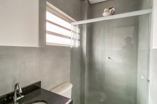 Banheiro de apartamento para alugar com 1 quarto, 35m² em Subprefeitura de Ermelino Matarazzo, São Paulo
