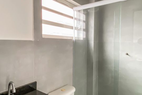 Banheiro de apartamento para alugar com 1 quarto, 35m² em Subprefeitura de Ermelino Matarazzo, São Paulo