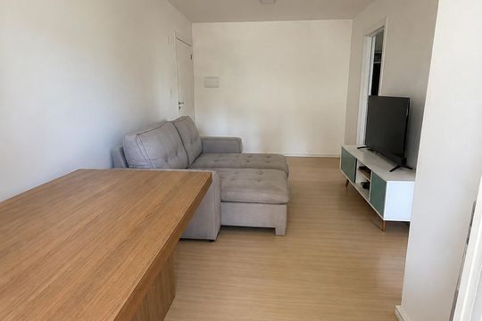 Sala de apartamento para alugar com 2 quartos, 55m² em Vila Andrade, São Paulo