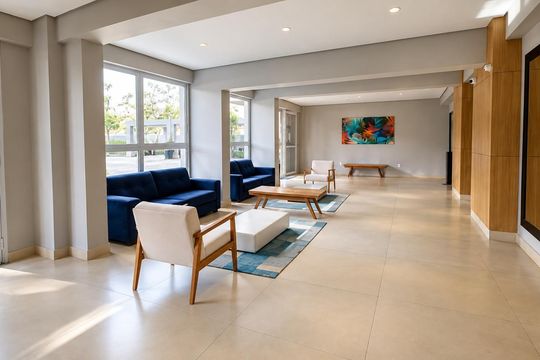 Área externa de apartamento para alugar com 2 quartos, 55m² em Vila Andrade, São Paulo
