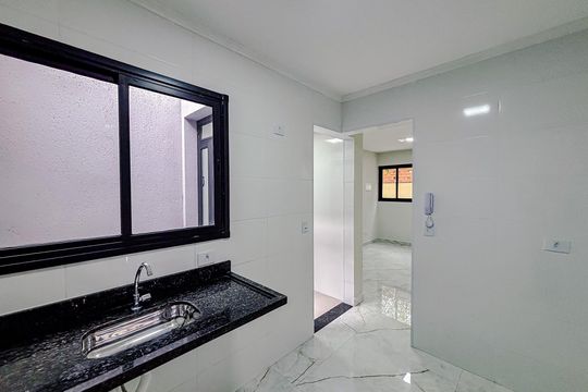 Cozinha de casa de condomínio à venda com 2 quartos, 86m² em Vila Euthalia, São Paulo