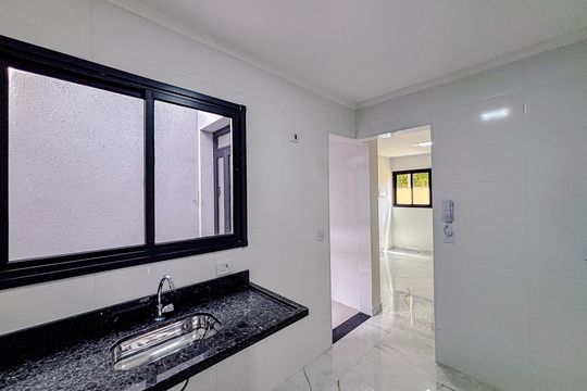 Cozinha de casa de condomínio à venda com 2 quartos, 86m² em Vila Euthalia, São Paulo