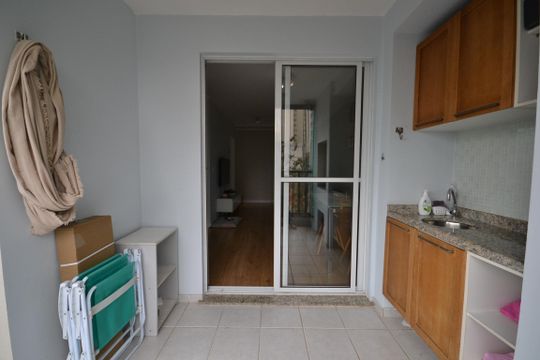 Varanda de apartamento para alugar com 2 quartos, 66m² em Vila Gomes, São Paulo