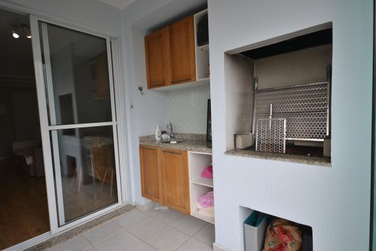 Varanda de apartamento para alugar com 2 quartos, 66m² em Vila Gomes, São Paulo