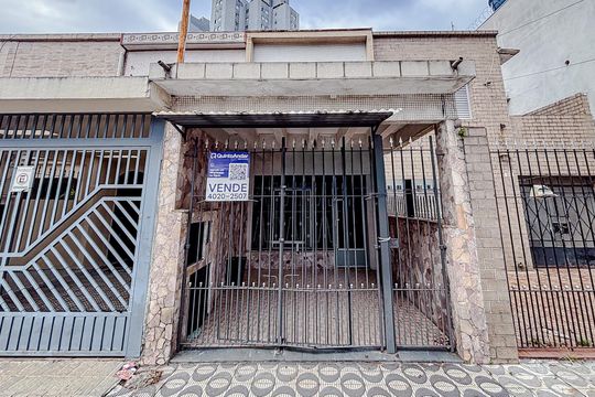 Fachada com Placa de casa para alugar com 2 quartos, 120m² em Tatuapé, São Paulo