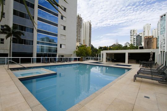 Área comum - Piscina de apartamento para alugar com 4 quartos, 274m² em Vila da Serra, Nova Lima