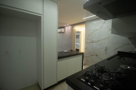 Cozinha de apartamento para alugar com 3 quartos, 90m² em Jardim Nossa Senhora de Fatima, Limeira