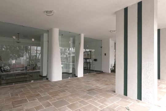 Área Comum - Entrada do Prédio de apartamento para alugar com 3 quartos, 126m² em Gonzaga, Santos
