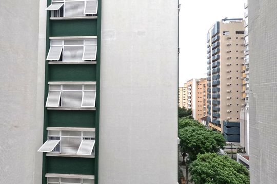 Vista da Área de Serviço de apartamento para alugar com 3 quartos, 126m² em Gonzaga, Santos