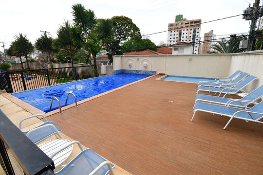 Área comum - Piscina de apartamento para alugar com 2 quartos, 70m² em Vila Itapura, Campinas
