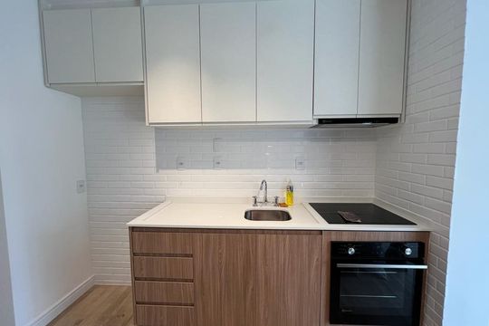 Cozinha de apartamento para alugar com 2 quartos, 65m² em Campo Belo, São Paulo