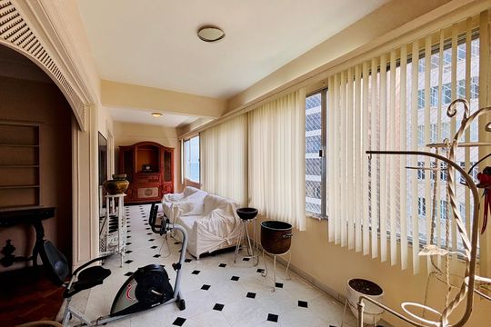 Sala 2 de apartamento para alugar com 5 quartos, 348m² em Copacabana, Rio de Janeiro