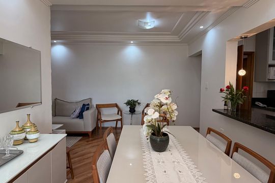 Sala de apartamento à venda com 3 quartos, 104m² em Vila Mussolini, São Bernardo do Campo