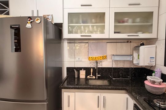 Cozinha de apartamento à venda com 3 quartos, 104m² em Vila Mussolini, São Bernardo do Campo