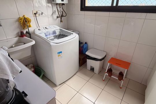 Área de serviço de apartamento à venda com 3 quartos, 104m² em Vila Mussolini, São Bernardo do Campo