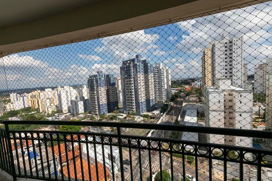 VARANDA GOURMET de apartamento para alugar com 3 quartos, 96m² em Mansões Santo Antônio, Campinas