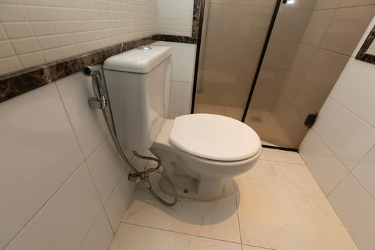 BANHEIRO QUARTO Nº 1 - SUITE de apartamento para alugar com 3 quartos, 96m² em Mansões Santo Antônio, Campinas