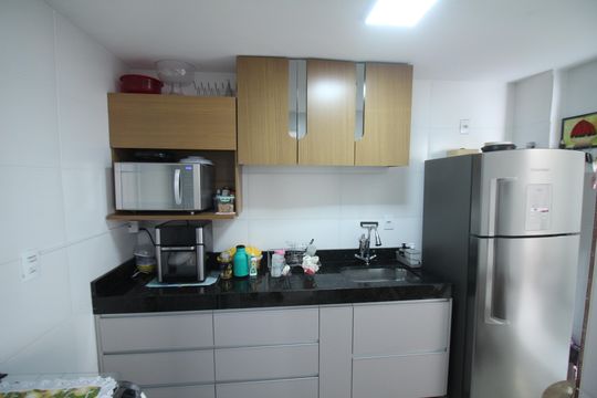 Cozinha de apartamento à venda com 2 quartos, 94m² em Tirol, Contagem