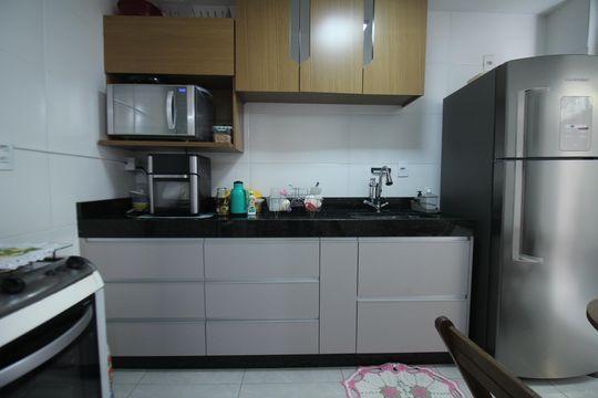 Cozinha de apartamento à venda com 2 quartos, 94m² em Tirol, Contagem