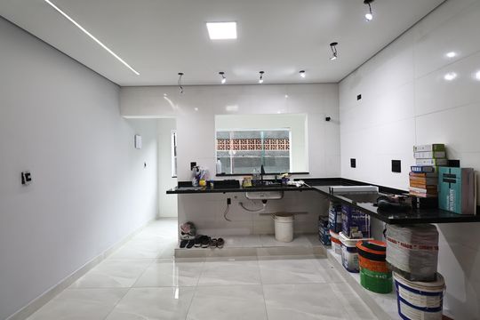 Cozinha de casa à venda com 4 quartos, 229m² em Jardim Las Vegas, Santo André