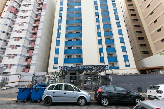 FACHADA DO PRÉDIO de apartamento para alugar com 1 quarto, 73m² em Botafogo, Campinas