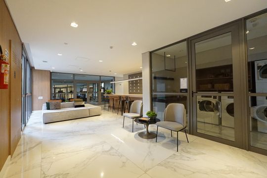 Área comum de kitnet/studio para alugar com 1 quarto, 24m² em Vila Mariana, São Paulo