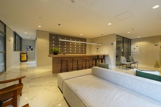 Área comum de kitnet/studio para alugar com 1 quarto, 24m² em Vila Mariana, São Paulo
