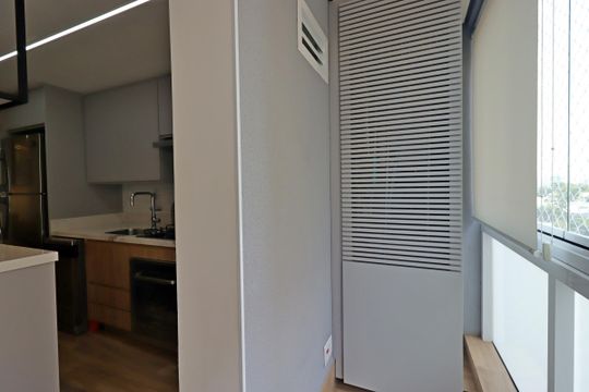 Área de Serviço de apartamento à venda com 2 quartos, 63m² em Jardim, Santo André