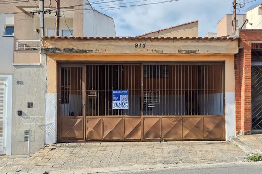 fachada de casa à venda com 3 quartos, 180m² em Vila Marchi, São Bernardo do Campo