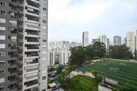 Vista do Quarto 2 de apartamento para alugar com 2 quartos, 48m² em Vila Andrade, São Paulo