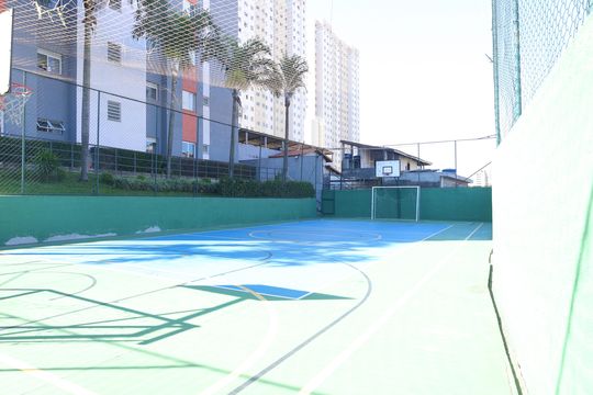 Área comum - Quadra de apartamento à venda com 2 quartos, 50m² em Vila Carmosina, São Paulo
