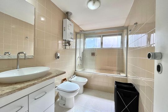 Banheiro da Suíte de apartamento para alugar com 1 quarto, 45m² em Vila Clementino, São Paulo