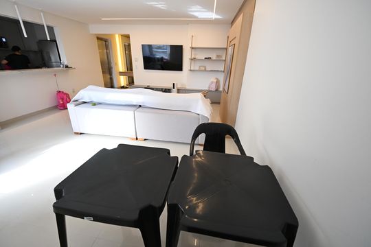 Sala de apartamento à venda com 3 quartos, 125m² em Jardim América, Goiânia