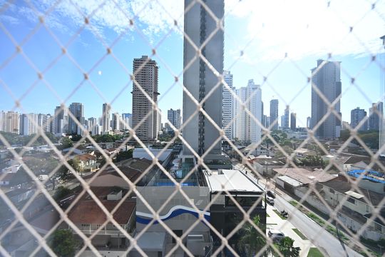 Vista Sala de apartamento à venda com 3 quartos, 125m² em Jardim América, Goiânia