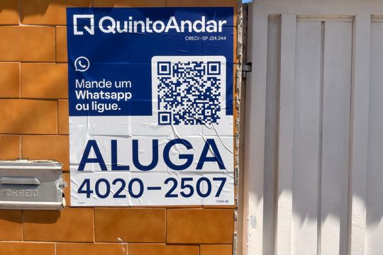 Fachada + placa grande YIXW-95 de casa para alugar com 2 quartos, 150m² em Vila Curuçá, Santo André