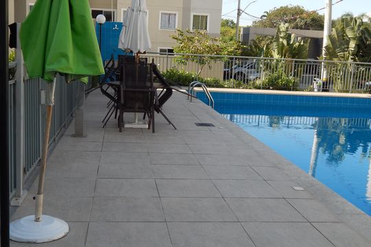 Área comum - Piscina de apartamento para alugar com 2 quartos, 41m² em Guaratiba, Rio de Janeiro